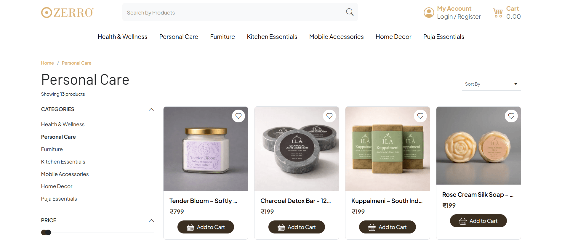 Zerro - Multi Vendor Ecommerce Platform
